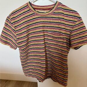 Madewell Multicolor Striped Knit Top